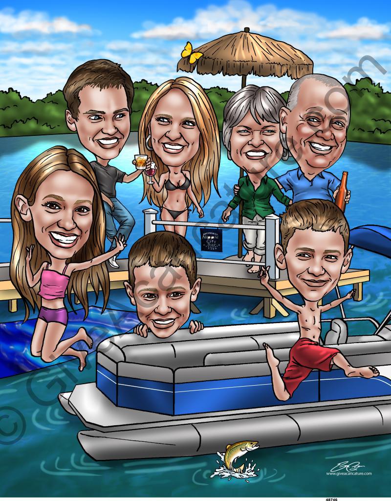 fathers day caricature